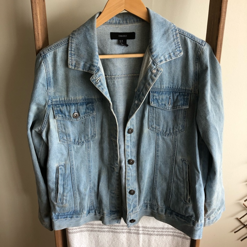 oversized jean jacket
